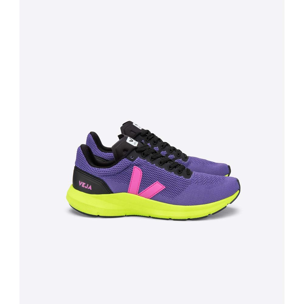 Women\'s Veja MARLIN LT V KNIT Shoes Purple | SG 519FDN